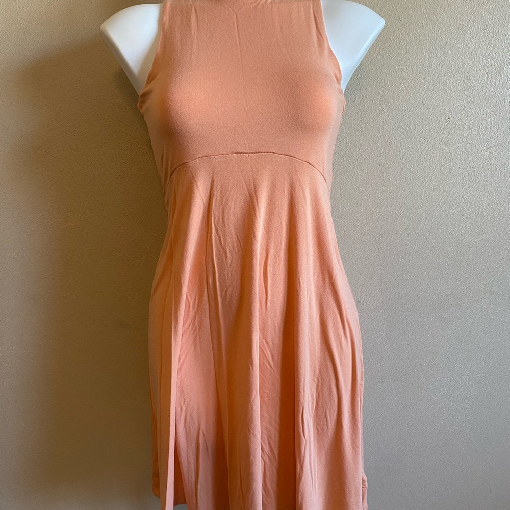 Athleta Coral Sleeveless Mini Dress